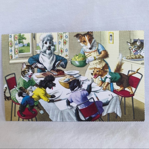 Vintage Postcards. Set of 5 Mainzer Cats/Dogs - Picture 9 of 12